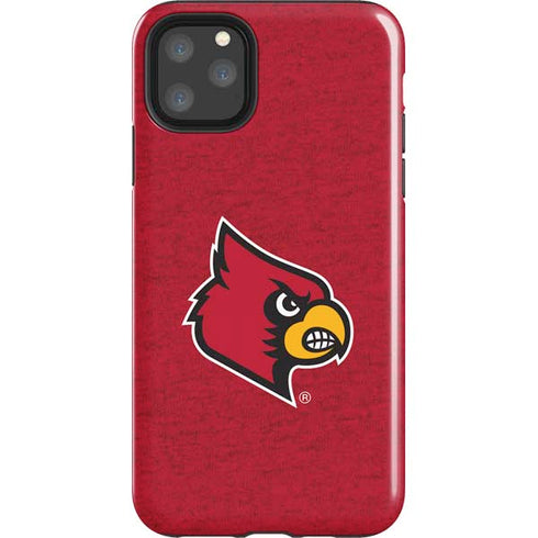 University of Louisville Red Background iPhone 11 Pro Max Impact Case