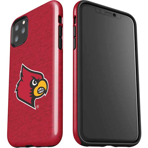 University of Louisville Red Background iPhone 11 Pro Max Impact Case