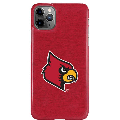 University of Louisville Red Background iPhone Cases