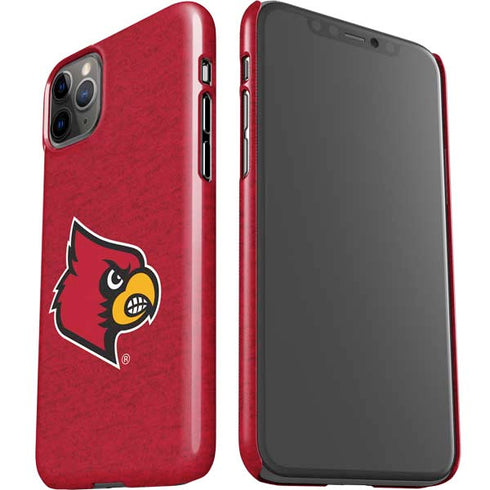 University of Louisville Red Background iPhone 11 Pro Max Lite Case