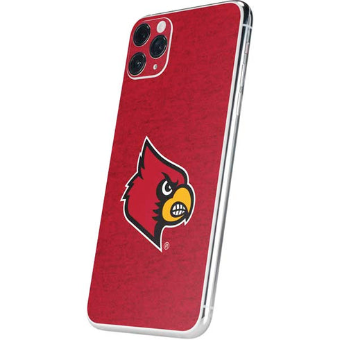 University of Louisville Red Background iPhone 11 Pro Max Skin
