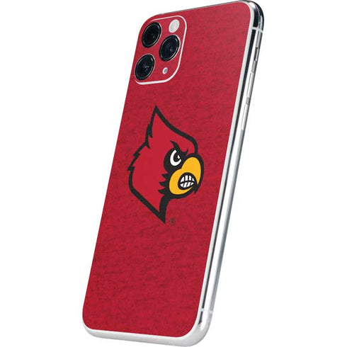 University of Louisville Red Background iPhone 11 Pro Skin