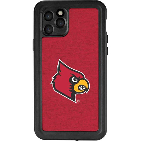 University of Louisville Red Background iPhone 11 Pro Waterproof Case