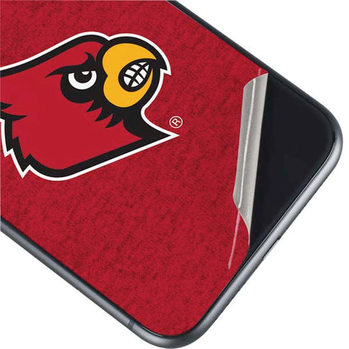 University of Louisville Red Background iPhone 11 Skin
