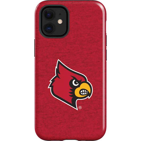 University of Louisville Red Background iPhone 12 Mini Impact Case