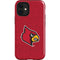 University of Louisville Red Background iPhone 12 Mini Impact Case