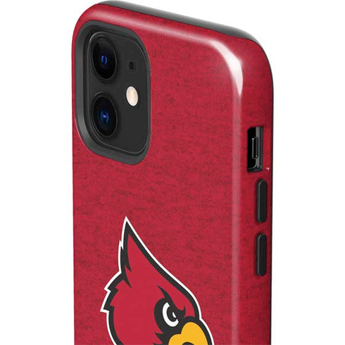 University of Louisville Red Background iPhone 12 Mini Impact Case