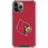 University of Louisville Red Background iPhone 12 Pro Clear Case