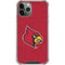 University of Louisville Red Background iPhone 12 Pro Max Clear Case