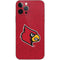 University of Louisville Red Background iPhone 12 Pro Skin