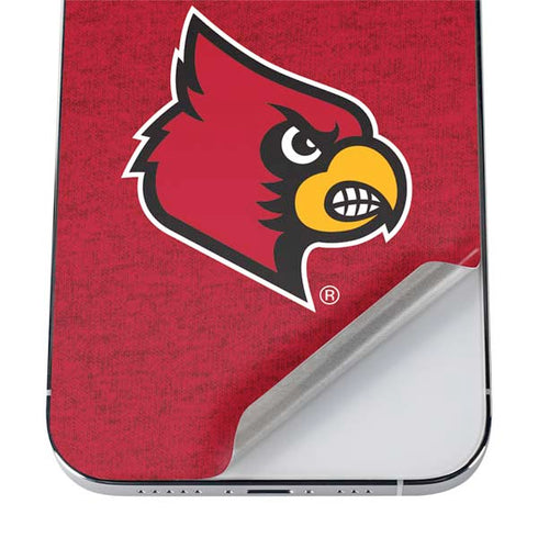 University of Louisville Red Background iPhone 12 Pro Skin