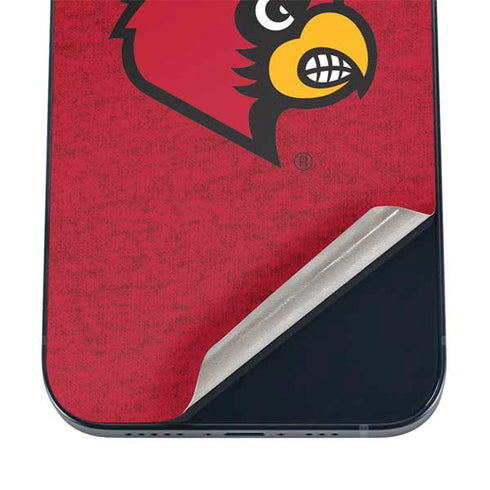 University of Louisville Red Background iPhone 12 Skin