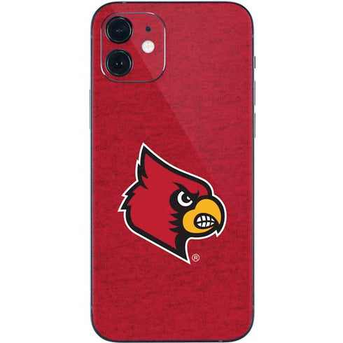 University of Louisville Red Background iPhone 12 Skin