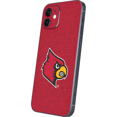 University of Louisville Red Background iPhone 12 Skin