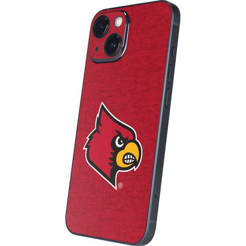 University of Louisville Red Background iPhone 13 Mini Skin