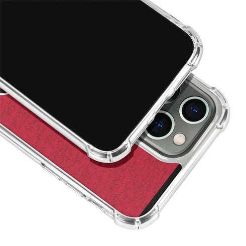 University of Louisville Red Background iPhone 13 Pro Clear Case
