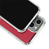 University of Louisville Red Background iPhone 13 Pro Clear Case
