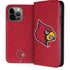 University of Louisville Red Background iPhone 13 Pro Max Folio Case