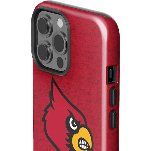 University of Louisville Red Background iPhone 13 Pro Max Impact Case