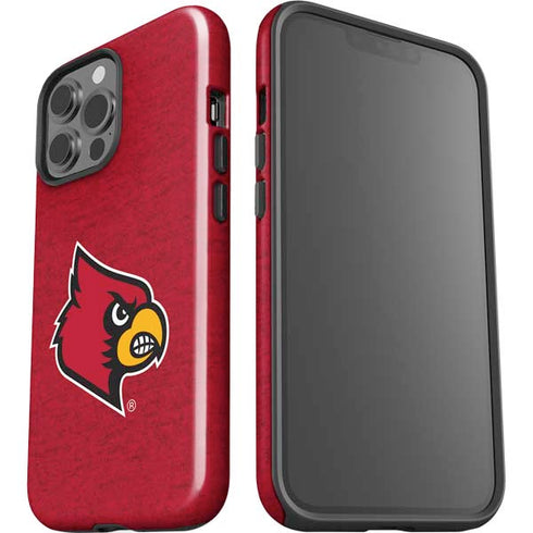University of Louisville Red Background iPhone 13 Pro Max Impact Case
