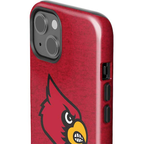 University of Louisville Red Background iPhone 15 Plus Impact Case