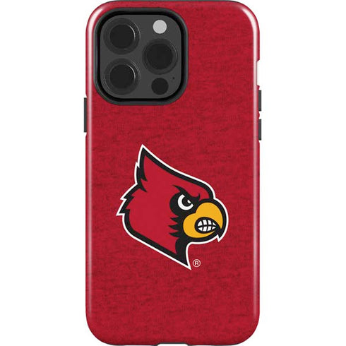 University of Louisville Red Background iPhone 14 Pro Impact Case