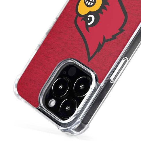 University of Louisville Red Background iPhone 15 Pro Max MagSafe Case