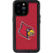 University of Louisville Red Background iPhone 14 Pro Max Waterproof Case