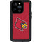 University of Louisville Red Background iPhone 14 Pro Waterproof Case