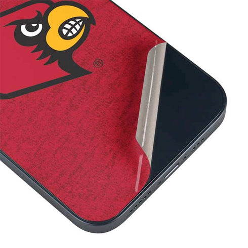 University of Louisville Red Background iPhone 14 Skin