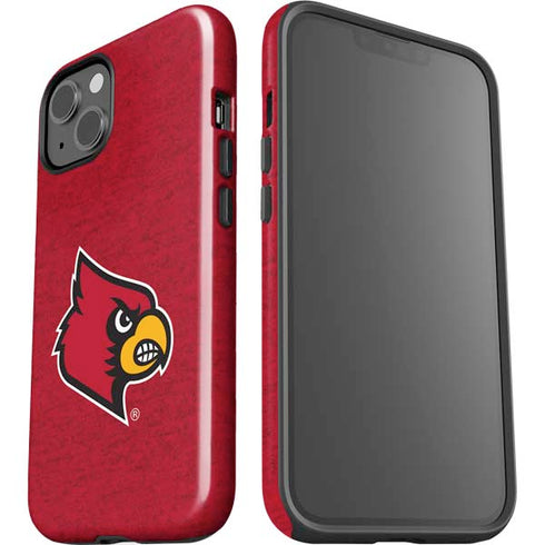 University of Louisville Red Background iPhone 15 Impact Case