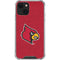 University of Louisville Red Background iPhone 15 Plus Clear Case