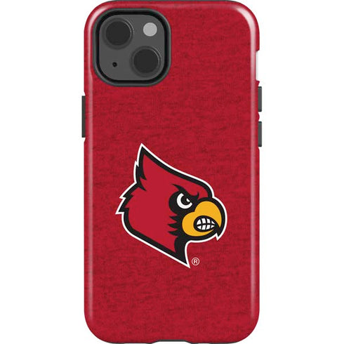 University of Louisville Red Background iPhone 15 Plus Impact Case