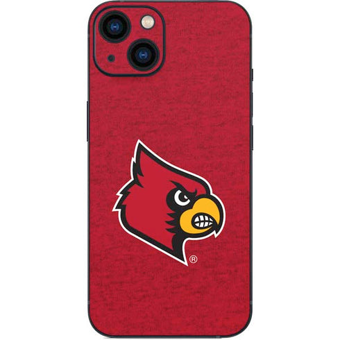 University of Louisville Red Background iPhone 15 Plus Skin