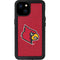 University of Louisville Red Background iPhone 15 Plus Waterproof Case