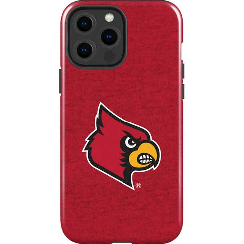 University of Louisville Red Background iPhone 15 Pro Max Impact Case