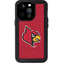 University of Louisville Red Background iPhone 15 Pro Waterproof Case