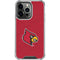 University of Louisville Red Background iPhone 16 Pro Clear Case