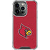 University of Louisville Red Background iPhone 16 Pro Clear Case