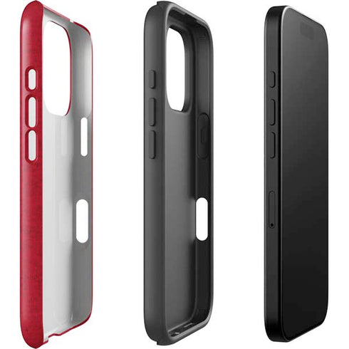 University of Louisville Red Background iPhone 16 Pro Impact Case