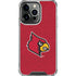 University of Louisville Red Background iPhone 16 Pro Max Clear Case
