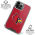 University of Louisville Red Background iPhone 16 Pro Max Clear Case