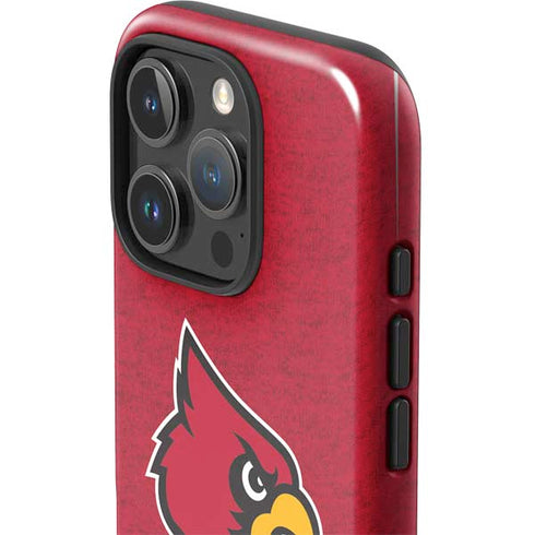 University of Louisville Red Background iPhone 16 Pro Max Impact Case