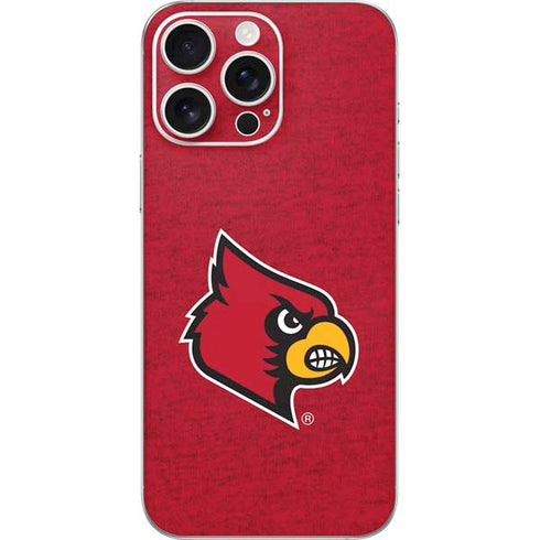 University of Louisville Red Background iPhone 16 Pro Max Skin