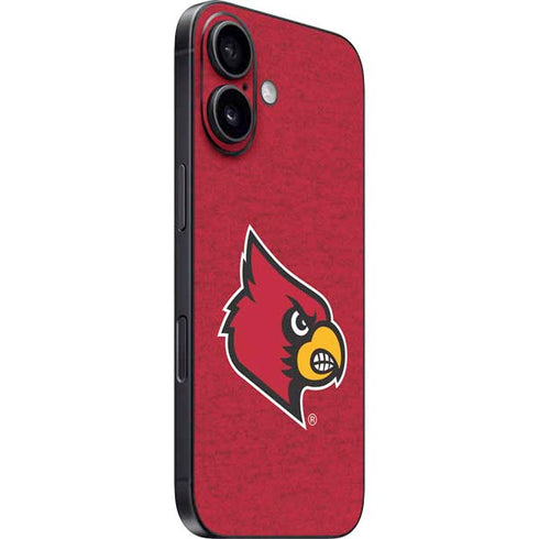 University of Louisville Red Background iPhone 16 Skin
