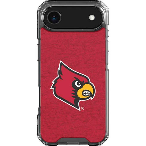 University of Louisville Red Background iPhone 17 Air Clear Case