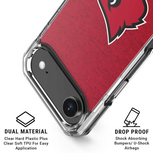 University of Louisville Red Background iPhone 17 Air Clear Case