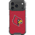 University of Louisville Red Background iPhone 17 Pro Clear Case