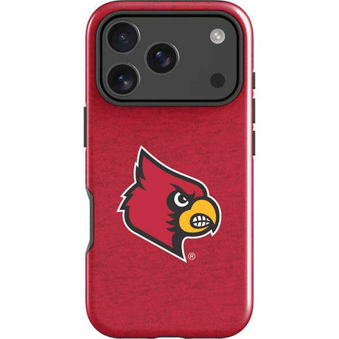 University of Louisville Red Background iPhone 17 Pro Impact Case