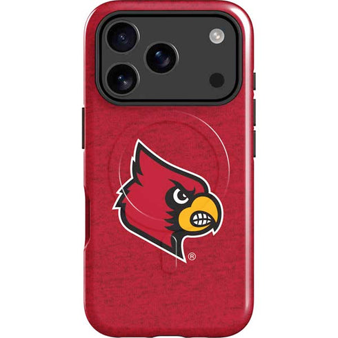 University of Louisville Red Background iPhone 17 Pro Magsafe Impact Case